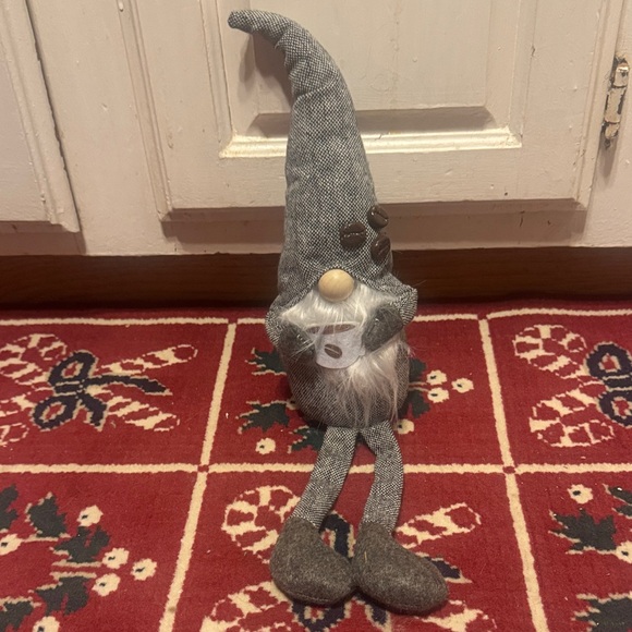 Other - Charming Gray Gnome Figurine coffee lovers stocking stuffer